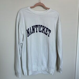 White Nantucket Sweatshirt